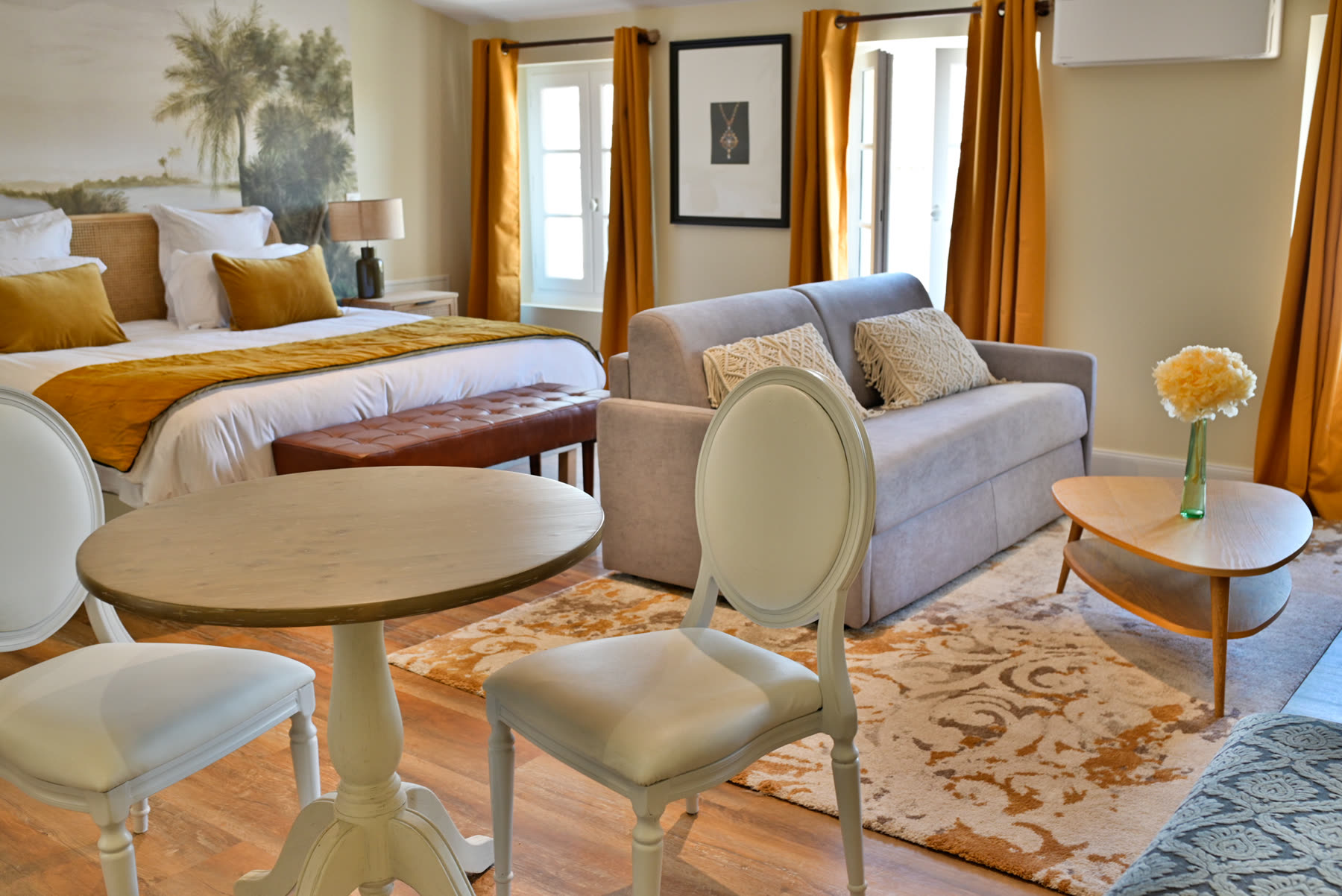 Salon de la villa privée
